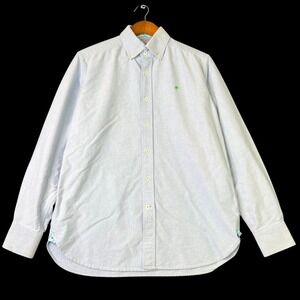 Lilly Pulitzer‎ Mens Stuff Colony Shirt Blue Oxford Palm Tree Embroidery Small